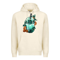 Tofu Winter Bobba Cup Premium Hoodie - FaDigitalArtStudio