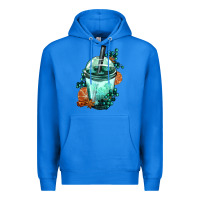 True Royal Winter Bobba Cup Premium Hoodie - FaDigitalArtStudio
