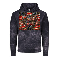 Cloud Black American flag leopard tumbler Vintage Hoodie - HowdyJamesFarm
