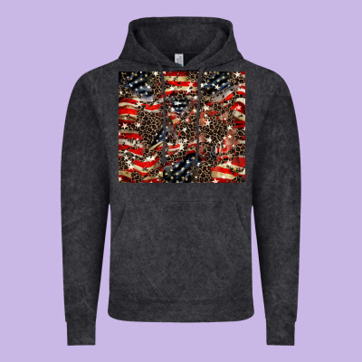 American Flag Leopard Tumbler Vintage Hoodie Designed By Howdyjamesfarm
