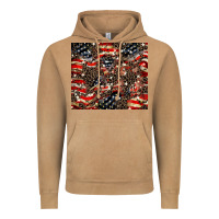 Vintage Camel American flag leopard tumbler Vintage Hoodie - HowdyJamesFarm