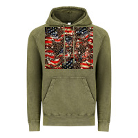 Vintage Olive American flag leopard tumbler Vintage Hoodie - HowdyJamesFarm