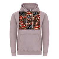 Vintage Zinc American flag leopard tumbler Vintage Hoodie - HowdyJamesFarm