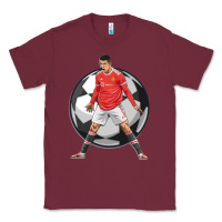 Burgundy cr7 soccer fan Classic Tee - lanVoArt