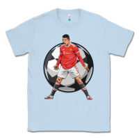Dusty Blue cr7 soccer fan Classic Tee - lanVoArt