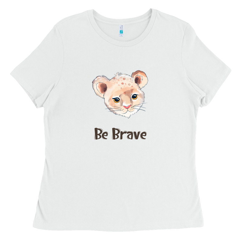 Lion Cute Animals Ladies Tee by RanaPortraitStore | Teevron