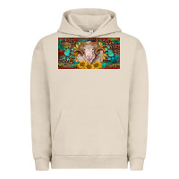 Pigment French Oak merino ram license plate Urban Hoodie - BarkalooDesign
