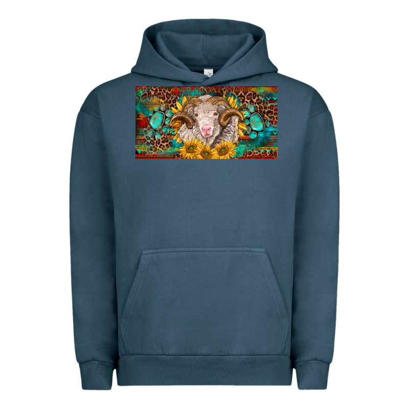 Merino Ram License Plate Urban Hoodie by BarkalooDesign | Teevron