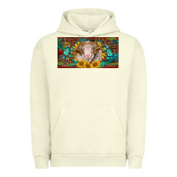 Pigment Pistachio merino ram license plate Urban Hoodie - BarkalooDesign