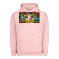 Pigment Salmon merino ram license plate Urban Hoodie - BarkalooDesign