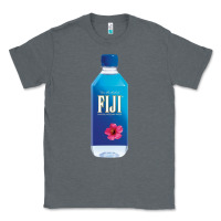 Charcoal Heather aesthetic fiji water Classic Tee - lanVoArt