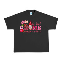 Pigment Black Be kind gnome matter what Valentine's Day Urban Heavy Tee - HowdyJamesFarm