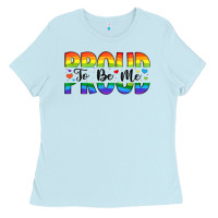 Baby Blue proud to be me Ladies Tee - Artiststas
