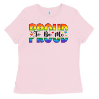 Bubblegum Pink proud to be me Ladies Tee - Artiststas