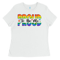 White proud to be me Ladies Tee - Artiststas