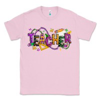 Bubblegum Pink mardi gras teacher Classic Tee - texasbilliewilder
