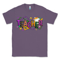 Lavender mardi gras teacher Classic Tee - texasbilliewilder