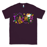 Plum mardi gras teacher Classic Tee - texasbilliewilder