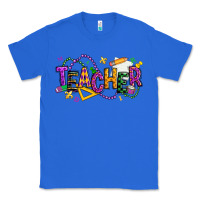 True Royal mardi gras teacher Classic Tee - texasbilliewilder