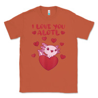 Copper i love you alotl aolotl valentine's day heart aolotl lover Classic Tee - lanVoArt