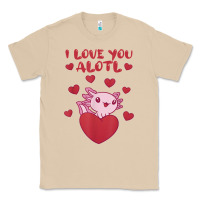 Mushroom i love you alotl aolotl valentine's day heart aolotl lover Classic Tee - lanVoArt