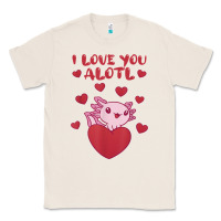Natural i love you alotl aolotl valentine's day heart aolotl lover Classic Tee - lanVoArt