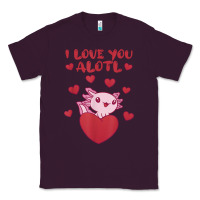 Plum i love you alotl aolotl valentine's day heart aolotl lover Classic Tee - lanVoArt