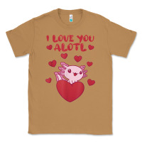 Toasted Coconut i love you alotl aolotl valentine's day heart aolotl lover Classic Tee - lanVoArt