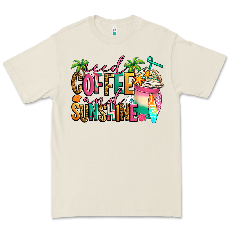 Iced Coffee And Sunshine Summer Premium Tee by Jasminsmagicworld | Teevron