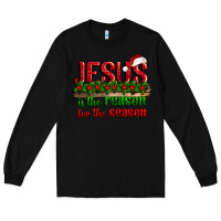 Black jesus is the reason for the season Long Sleeve Tee - CowGirlArtShop