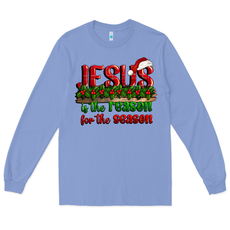 Jesus Is The Reason For The Season Long Sleeve Tee by CowGirlArtShop | Teevron