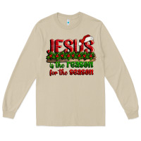Mushroom jesus is the reason for the season Long Sleeve Tee - CowGirlArtShop