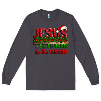 Smoke jesus is the reason for the season Long Sleeve Tee - CowGirlArtShop