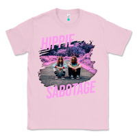 Bubblegum Pink hippie sabotage aesthetic style photo with text Classic Tee - lanVoArt