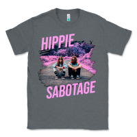 Charcoal Heather hippie sabotage aesthetic style photo with text Classic Tee - lanVoArt
