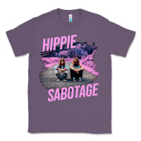 Lavender hippie sabotage aesthetic style photo with text Classic Tee - lanVoArt
