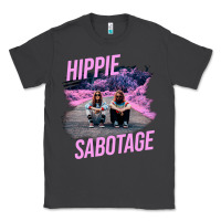 Smoke hippie sabotage aesthetic style photo with text Classic Tee - lanVoArt