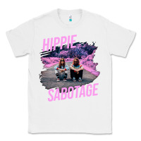 White hippie sabotage aesthetic style photo with text Classic Tee - lanVoArt