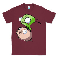 Burgundy invader zim Classic Tee - lanVoArt