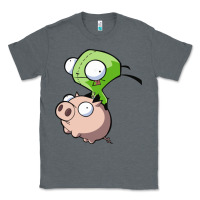 Charcoal Heather invader zim Classic Tee - lanVoArt