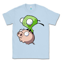 Dusty Blue invader zim Classic Tee - lanVoArt