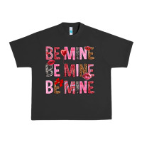 Pigment Black Be mine be mine be mine Valentine's Day Urban Heavy Tee - HowdyJamesFarm