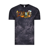 Cloud Black Fall Teacher Vintage Tee - NancyCooperArtShop