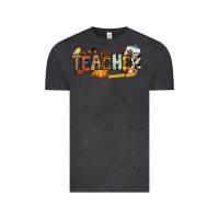 Vintage Black Fall Teacher Vintage Tee - NancyCooperArtShop