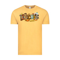 Vintage Mustard Fall Teacher Vintage Tee - NancyCooperArtShop