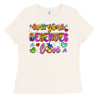 Bone everyone deserves love Ladies Tee - Artiststas