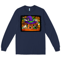 Navy halloween heifer Long Sleeve Tee - Jasminsmagicworld