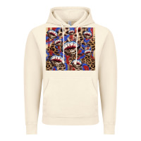 Vintage Artic American flag lips leopard  tumbler Vintage Hoodie - HowdyJamesFarm