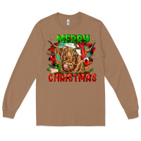 Toasted Coconut merry christmas cow Long Sleeve Tee - CowGirlArtShop