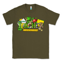 Army Green teacher st. patricks day Classic Tee - NancyCooperArtShop
